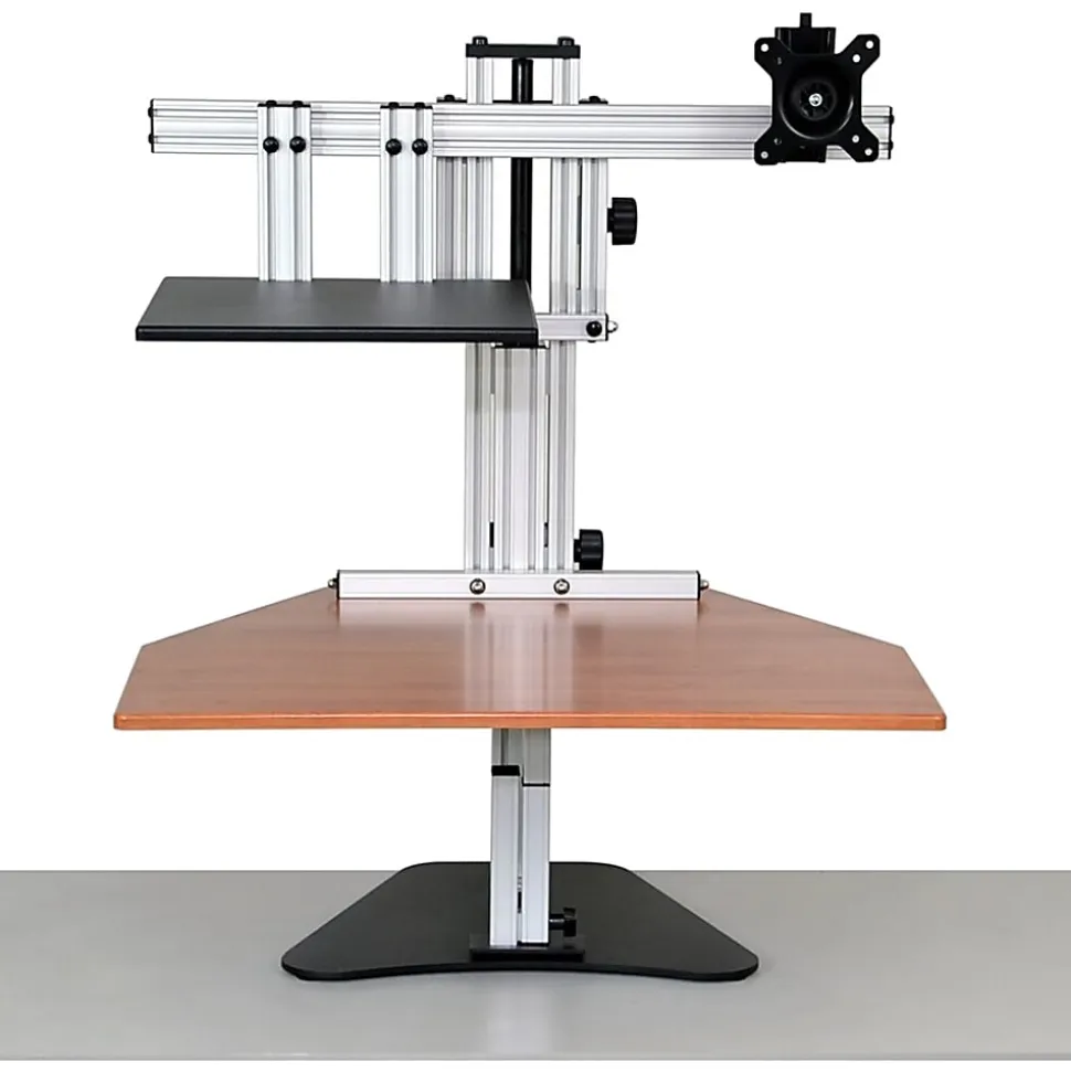 Ergo Desktop Hybrid Kangaroo MDF Desktop, Cherry, EDHKCHE5B