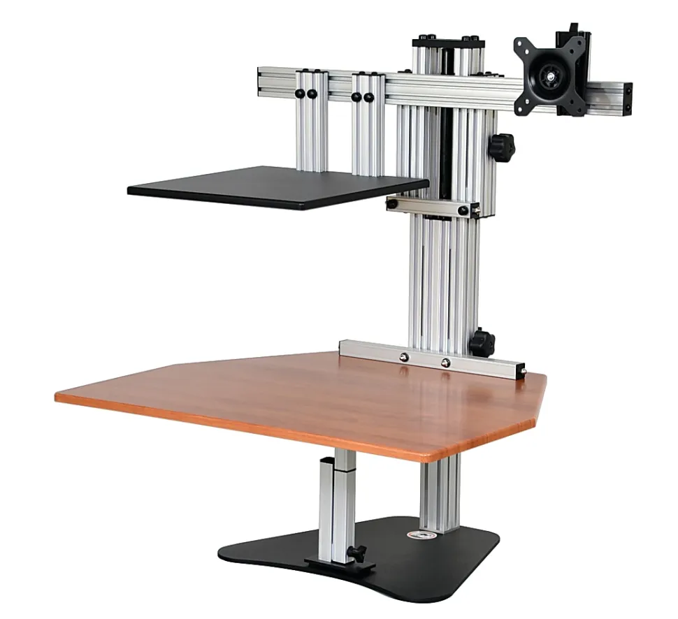 Ergo Desktop Hybrid Kangaroo MDF Desktop, Cherry, EDHKCHE5B