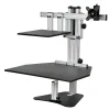 Ergo Desktop Hybrid Kangaroo MDF Desktop, Black, EDHKBLK5B
