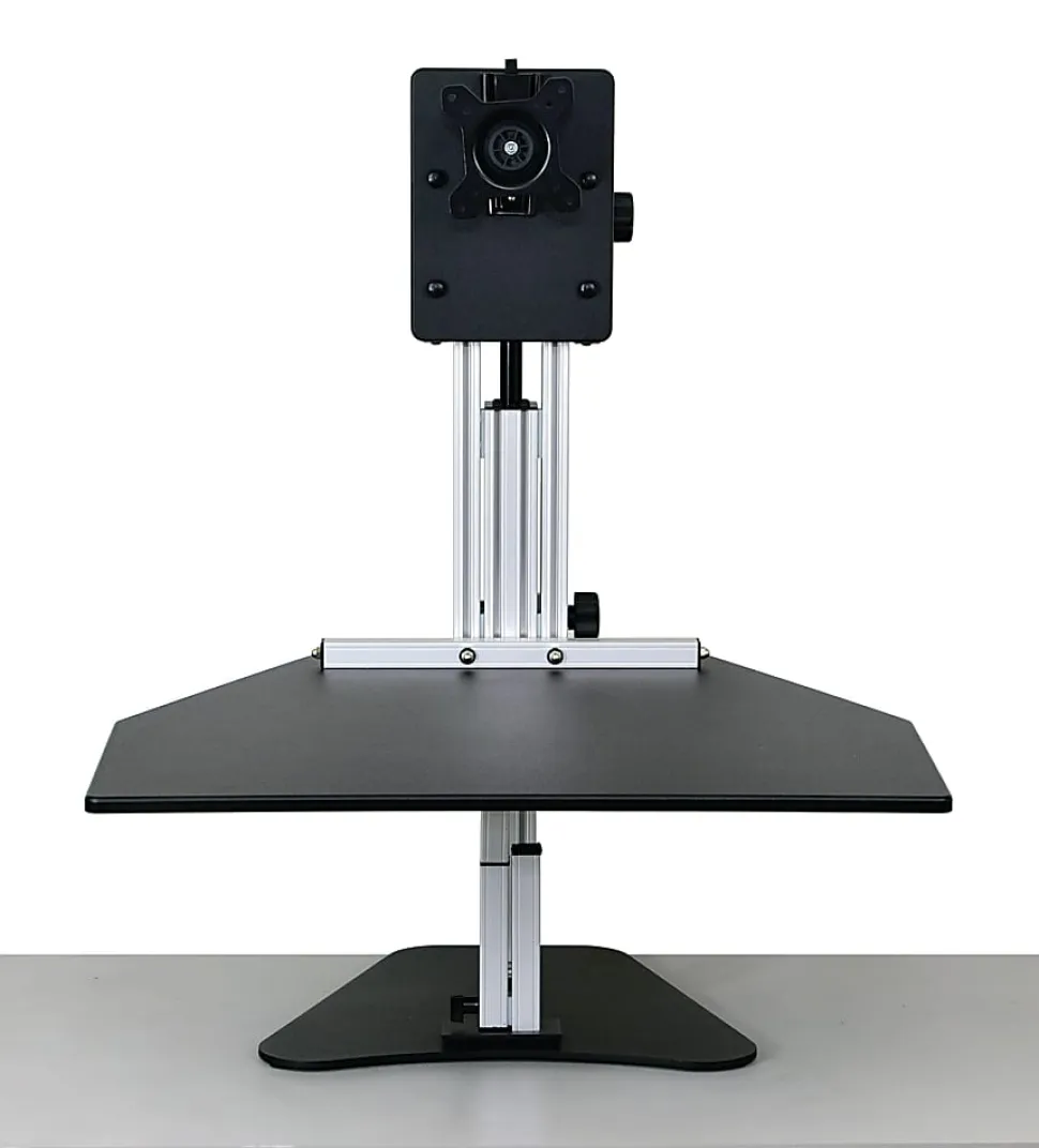 Ergo Desktop Kangaroo Pro 28"W Adjustable Height Desk Converter, Black