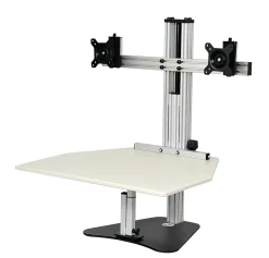 Ergo Desktop Wallaby Elite 28"W Adjustable Height Desk Converter, Putty, Partially Assembled