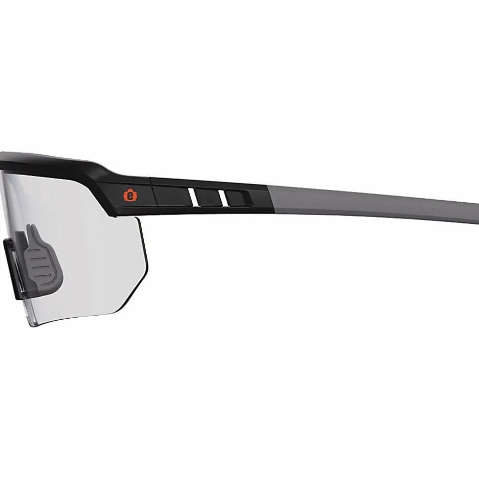 Ergodyne Safety Glasses, Clear/Black