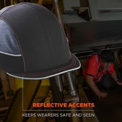 Ergodyne Skullerz® 8950 Bump Cap, Micro Brim, Black