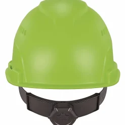 Ergodyne Skullerz 8966 Lightweight Cap-Style Vented Hard Hat, Lime