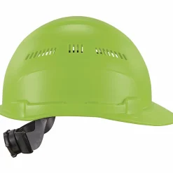 Ergodyne Skullerz 8966 Lightweight Cap-Style Vented Hard Hat, Lime