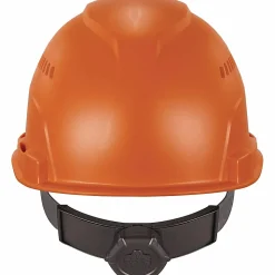 Ergodyne Skullerz 8966 Lightweight Cap-Style Vented Hard Hat, Orange