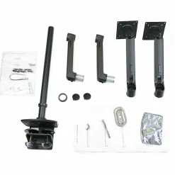 Ergotron Desk Mount for Monitor, Display, TV - Matte Black - Adjustable - 2 Display(s) Supported - 40" Screen Support - 45509224