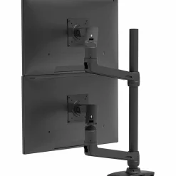 Ergotron Desk Mount for Monitor, Display, TV - Matte Black - Adjustable - 2 Display(s) Supported - 40