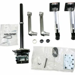 Ergotron Desk Mount for Monitor - Polished Aluminum - Adjustable - 2 Display(s) Supported - 40