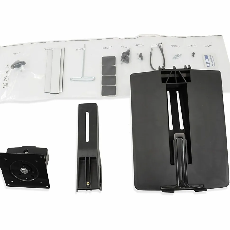 Ergotron® Dual To LCD And Laptop Conversion Kit For WorkFit Workstation, Black, 97-617