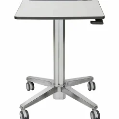 Ergotron LearnFit® Sit-Stand Desk, Short - Rectangle Top - X-shaped Base - 4 Legs - 24" Table Topx 22" Table Top Depth - 24547003