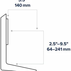 Ergotron Mounting Adapter for Flat Panel Display - Black, 97760009