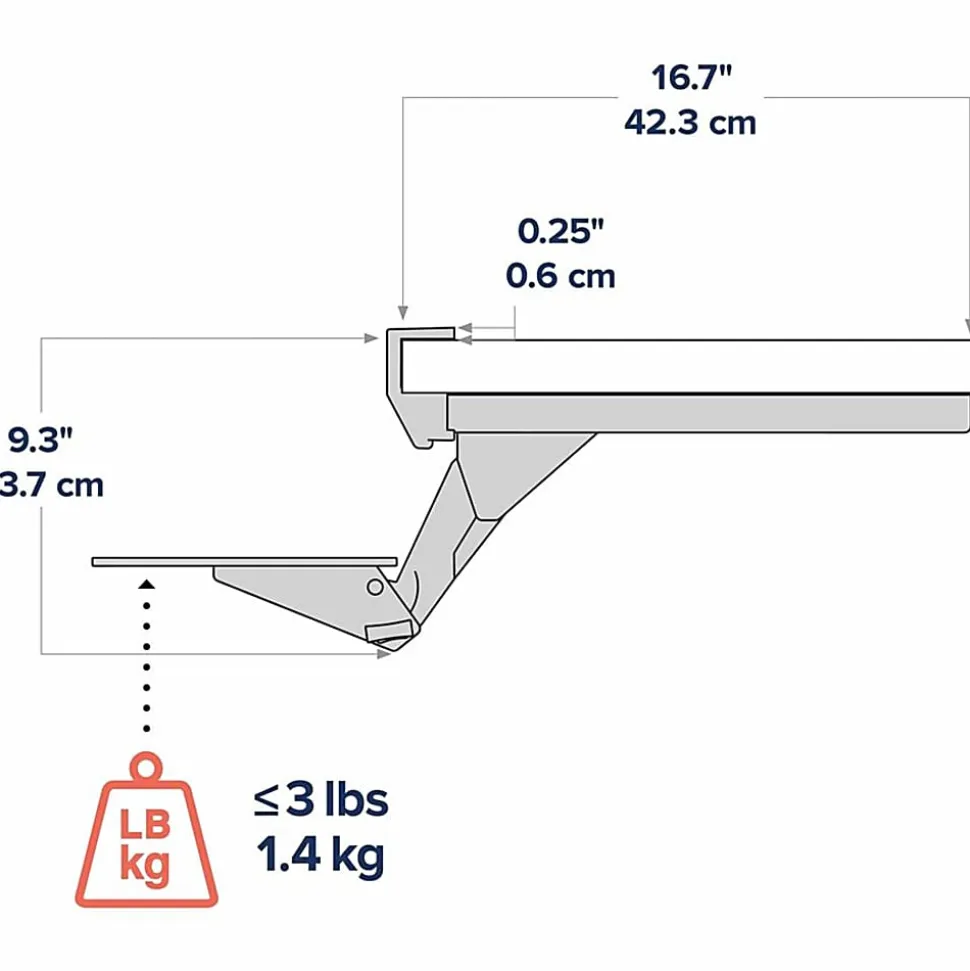 Ergotron Neo-Flex 97-582-009 Mounting Arm for Keyboard