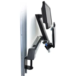 Ergotron StyleView Multi Component Mount for Notebook, Mouse, Keyboard, Monitor, Scanner - Polished Aluminum - 45266026