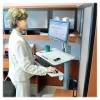 Ergotron WorkFit-C Sit-Stand Workstation, Gray
