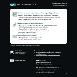 ESET Small Business Security, For 5 Devices, PC/Mac, Product Key/Download