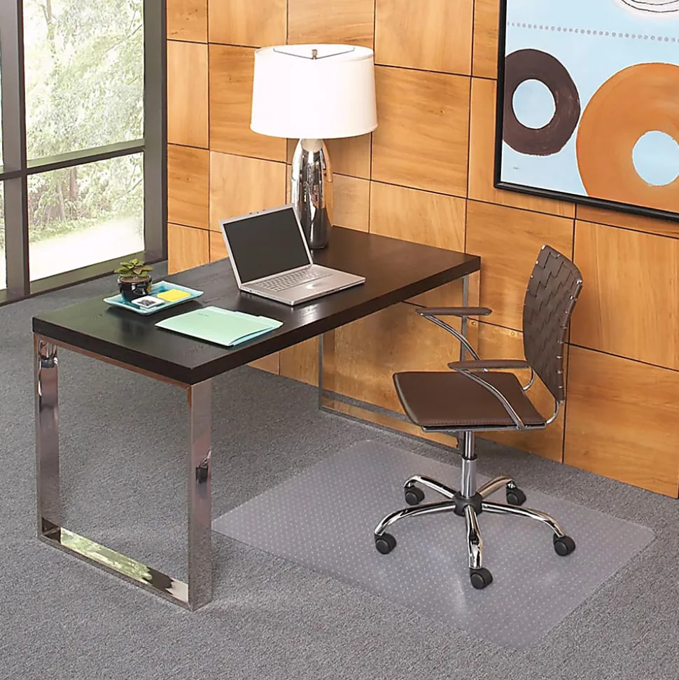 ES Robbins EverLife Chair Mat, 46" x 60", Clear