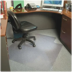 ES Robbins Multi-Task AnchorBar Carpet Chair Mat, Standard Lip, 36