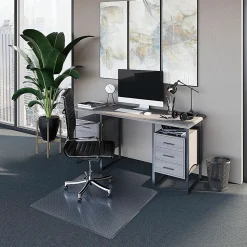ES Robbins Multi-Task AnchorBar Carpet Chair Mat, Standard Lip, 36