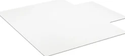 ES Robbins Natural Origins® Vinyl Chair Mat For Hard Floors, With Lip, 45