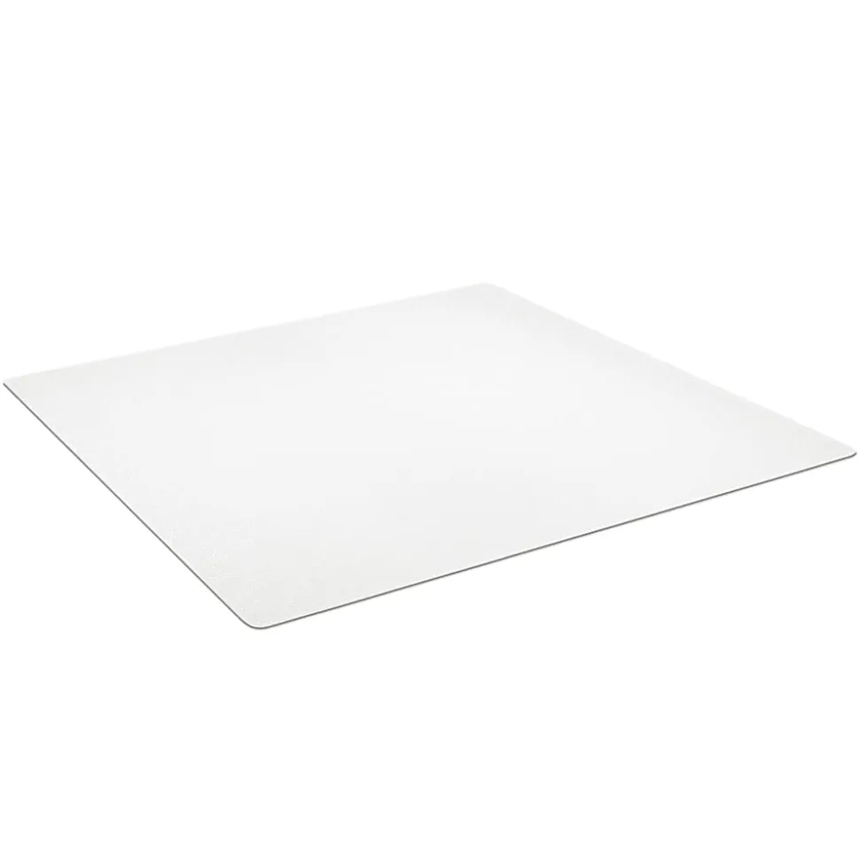 ES Robbins Natural Origins® Vinyl Chair Mat For Hard Floors, 46" x 60", Clear