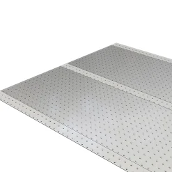 ES Robbins Ribbed Vinyl Carpet Runner, 36" x 120", Clear