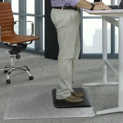 ES ROBBINS Sit or Stand Mat with Lip - Pile Carpet - 53