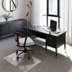 ES Robbins Task Series AnchorBar Carpet Chair Mat, Standard Lip, 45