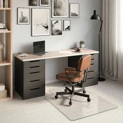 ES Robbins Task Series AnchorBar Carpet Chair Mat, Standard Lip, 36