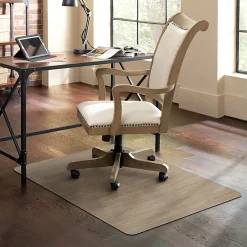 ES Robbins TrendSetter® Vinyl Chair Mat For Hard Floors, 36" x 48", Driftwood