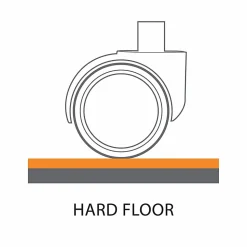 ES Robbins TrendSetter® Vinyl Chair Mat For Hard Floors, 36