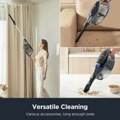 Eureka Corded Stick 2-in-1 Flash Handheld Vacuum, Black, Total Qty 1