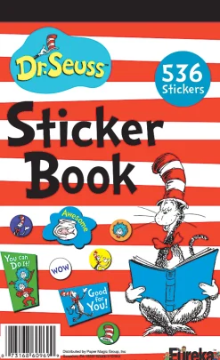 Eureka Dr. Seuss Cat In The Hat Sticker Book