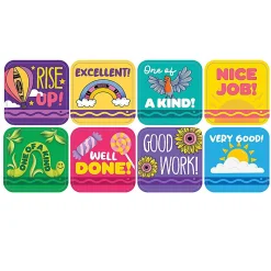 Eureka Theme Stickers, Crayola Colors Of Kindness, 120 Stickers Per Pack, Bundle Of 12 Packs
