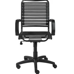 Eurostyle Allison Bungie High-Back Commercial Office Chair, Black/Graphite