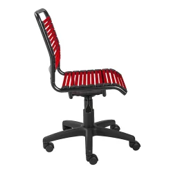 Eurostyle Allison Bungie Low-Back Commercial Office Chair, Black/Red