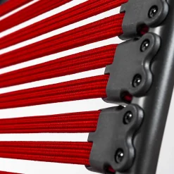 Eurostyle Allison Bungie Low-Back Commercial Office Chair, Black/Red
