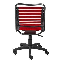 Eurostyle Allison Bungie Low-Back Commercial Office Chair, Black/Red