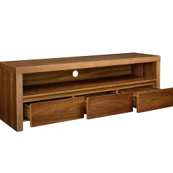 Eurostyle Bryant Media Stand, 19-1/2"H x 59"W x 15-1/2"D, Walnut