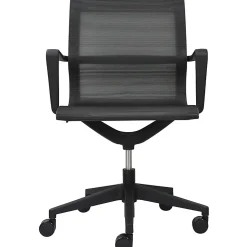 Eurotech Kinetic Mesh Task Chair With Flex Back, Black