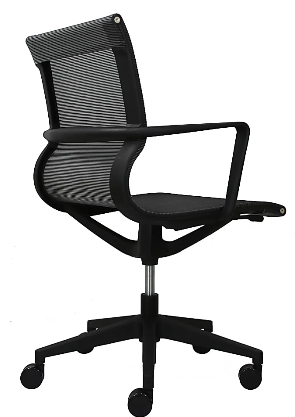Eurotech Kinetic Mesh Task Chair With Flex Back, Black
