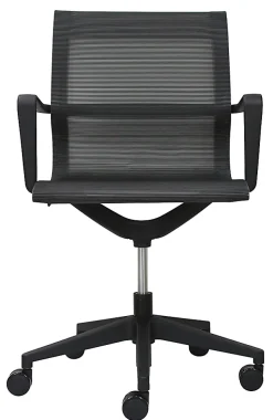 Eurotech Kinetic Mesh Task Chair With Flex Back, Black