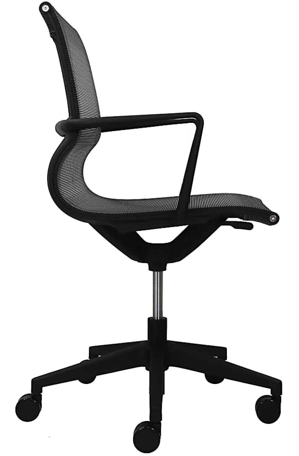 Eurotech Kinetic Mesh Task Chair With Flex Back, Black