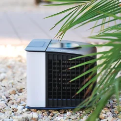 Evapolar evaSMART 3-Speed Personal Air Cooler, 10-11/16” x 9-7/16”, Stormy Gray