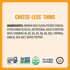 Every Body Eat Cheese-less Crackers, 1.1 Oz, Total Qty 20