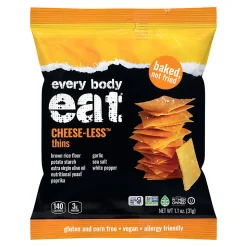 Every Body Eat Cheese-less Crackers, 1.1 Oz, Total Qty 20