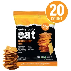 Every Body Eat Cheese-less Crackers, 1.1 Oz, Total Qty 20