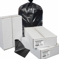 Everyday Genuine Joe Low-Density Can Liners, 33 gal Capacity, 33"x 39"x1.10 mil (28 Micron) Thickness, 100 Bags - LD333915