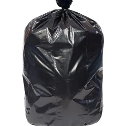 Everyday Genuine Joe Low-Density Can Liners, 55 gal Capacity, 43"x 47"x1.10 mil (28 Micron) Thickness, 100 Bags - LD434715