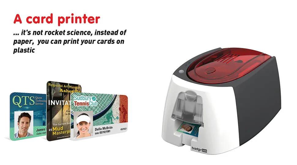 Evolis Badgy 100 Color Thermal Printer